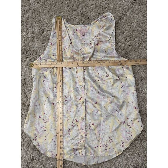 Great Condition Cabernet by Sleep Sense Pajama Set Sz medium PJs Pink Floral pol - Picture 7 of 8